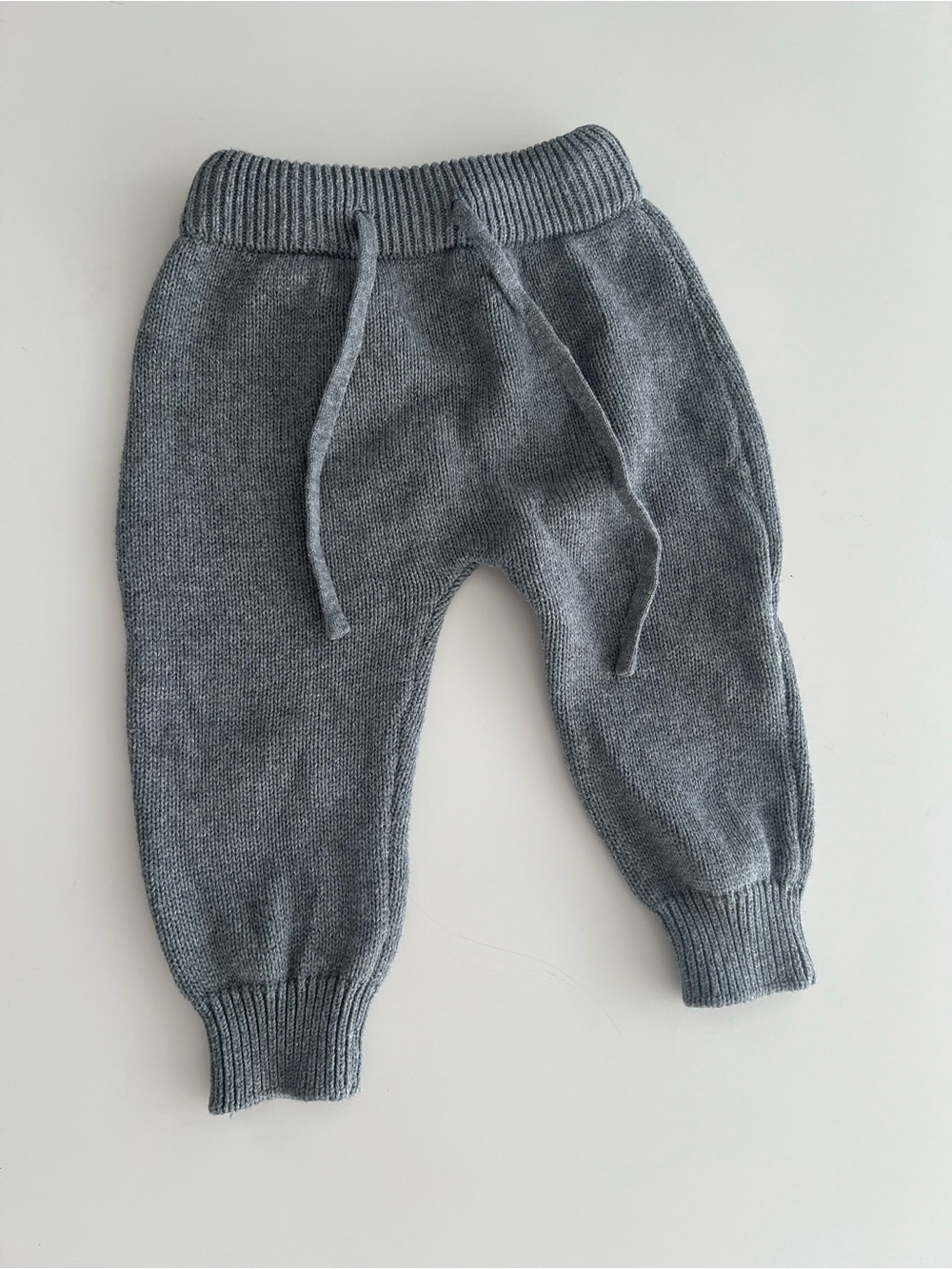 Mebie Baby cotton pants gray 3-6m